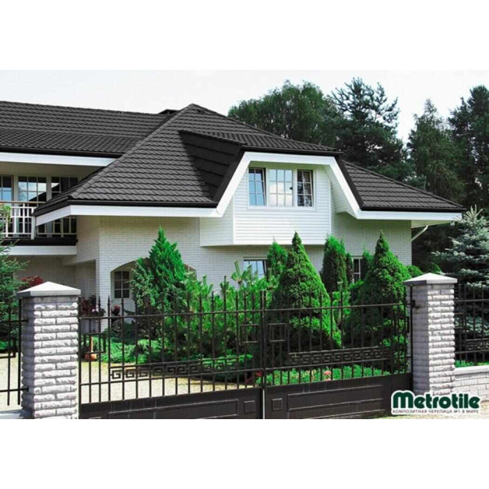 Композитна черепиця Metrotile Bond graphite