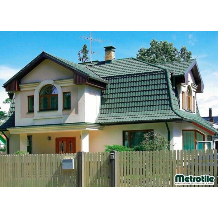 Композитна черепиця Metrotile Bond greenstone