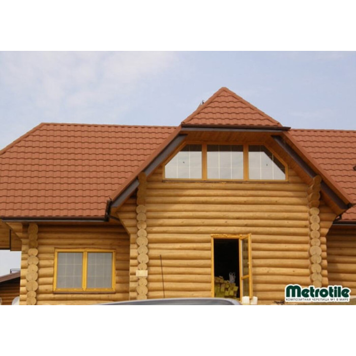 Композитна черепиця Metrotile Roman terracotta