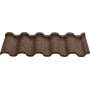 Композитна черепиця Novatik Natura Roman Brown earth