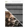 Композитна черепиця Novatik Natura Slate Brown earth