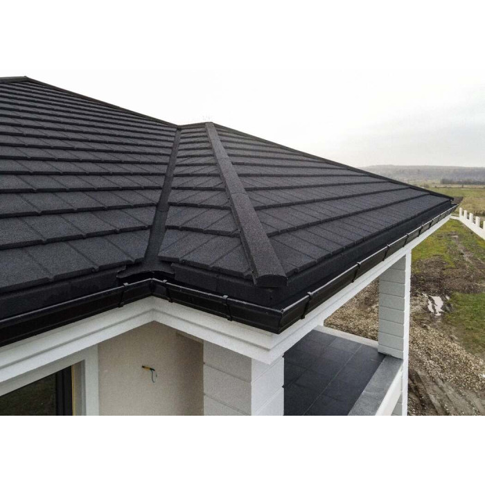 Композитна черепиця Novatik Natura Slate Graphite gray