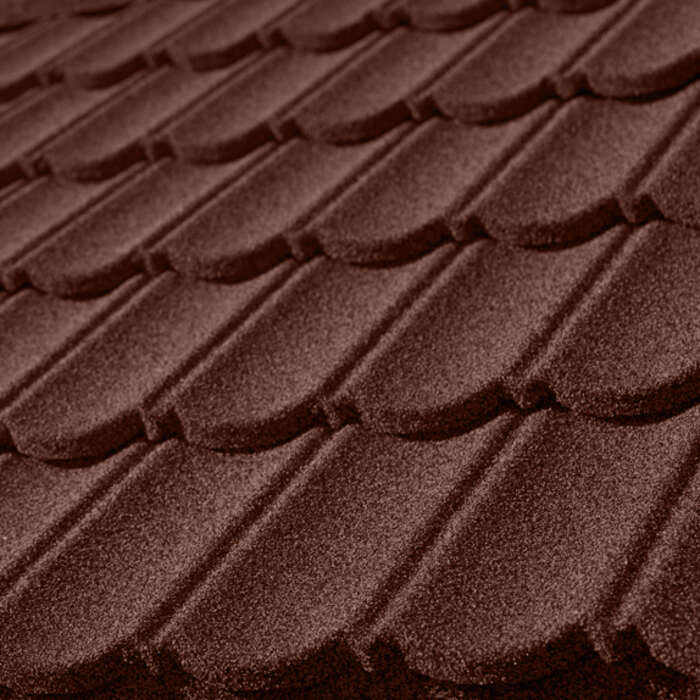 Композитна черепиця Queentile Classic brown