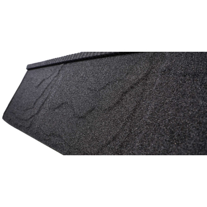 Композитна черепиця Queentile Slate black