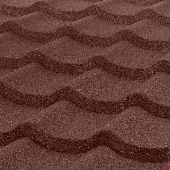 Композитна черепиця Queentile Standard brown