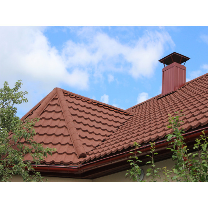 Композитна черепиця Queentile Standard terracotta